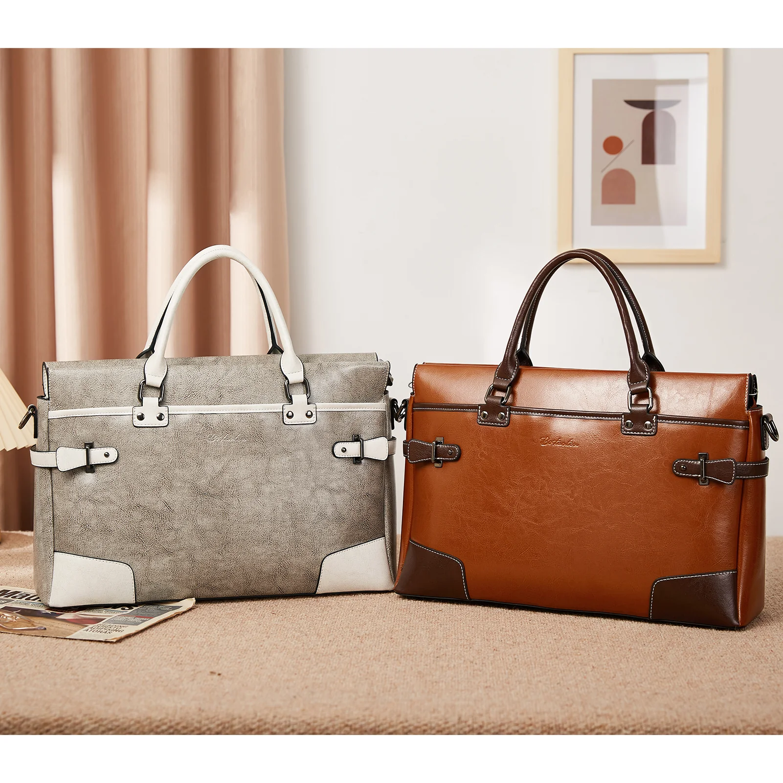 Machk Women Briefcase Bag — TOP 1 - Image 29