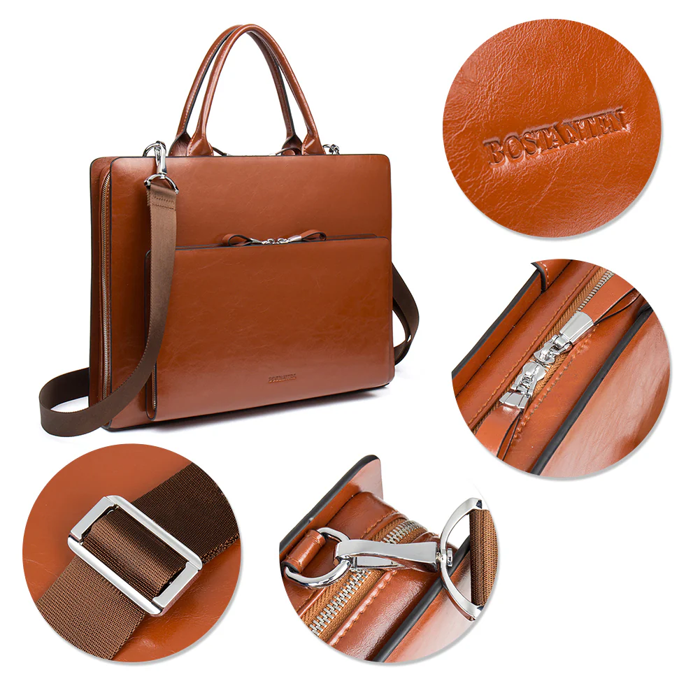 Carol Womens Leather Briefcase —  Capable - Image 13