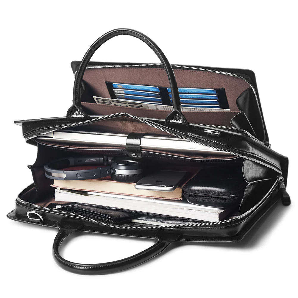 Carol Womens Leather Briefcase —  Capable - Image 4