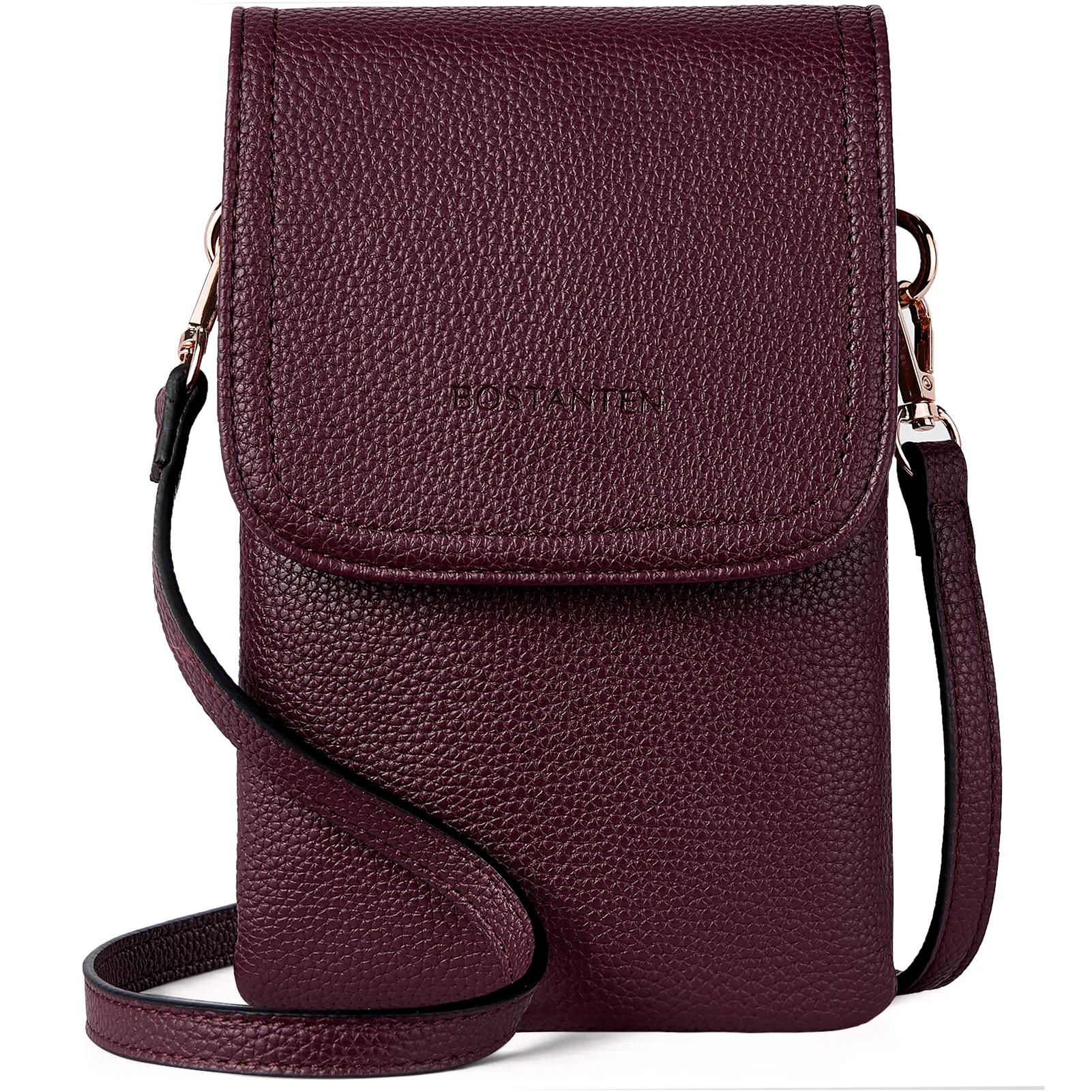 Evelyn Leather Crossbody Phone Wallet For Women —— Boudoir Style - Image 56