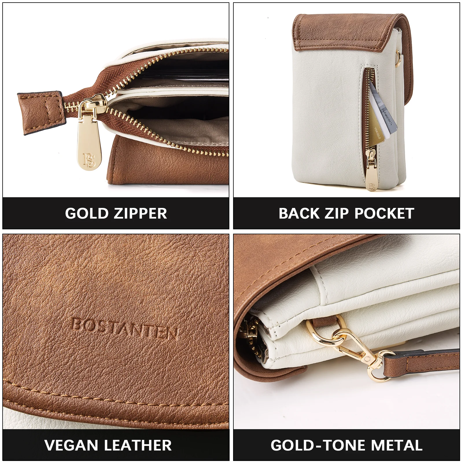 Evelyn Leather Crossbody Phone Wallet For Women —— Boudoir Style - Image 75