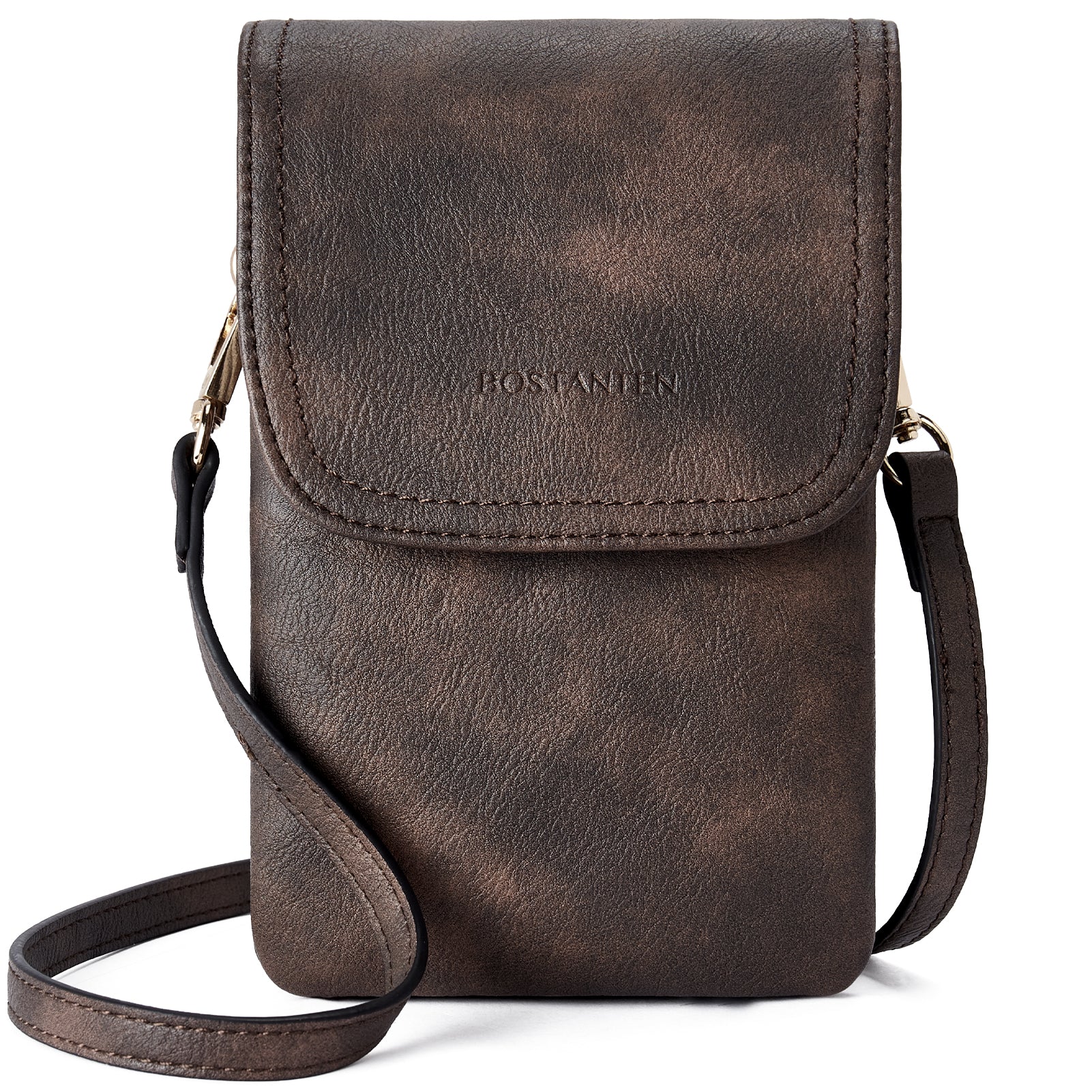 Evelyn Leather Crossbody Phone Wallet For Women —— Boudoir Style - Image 9