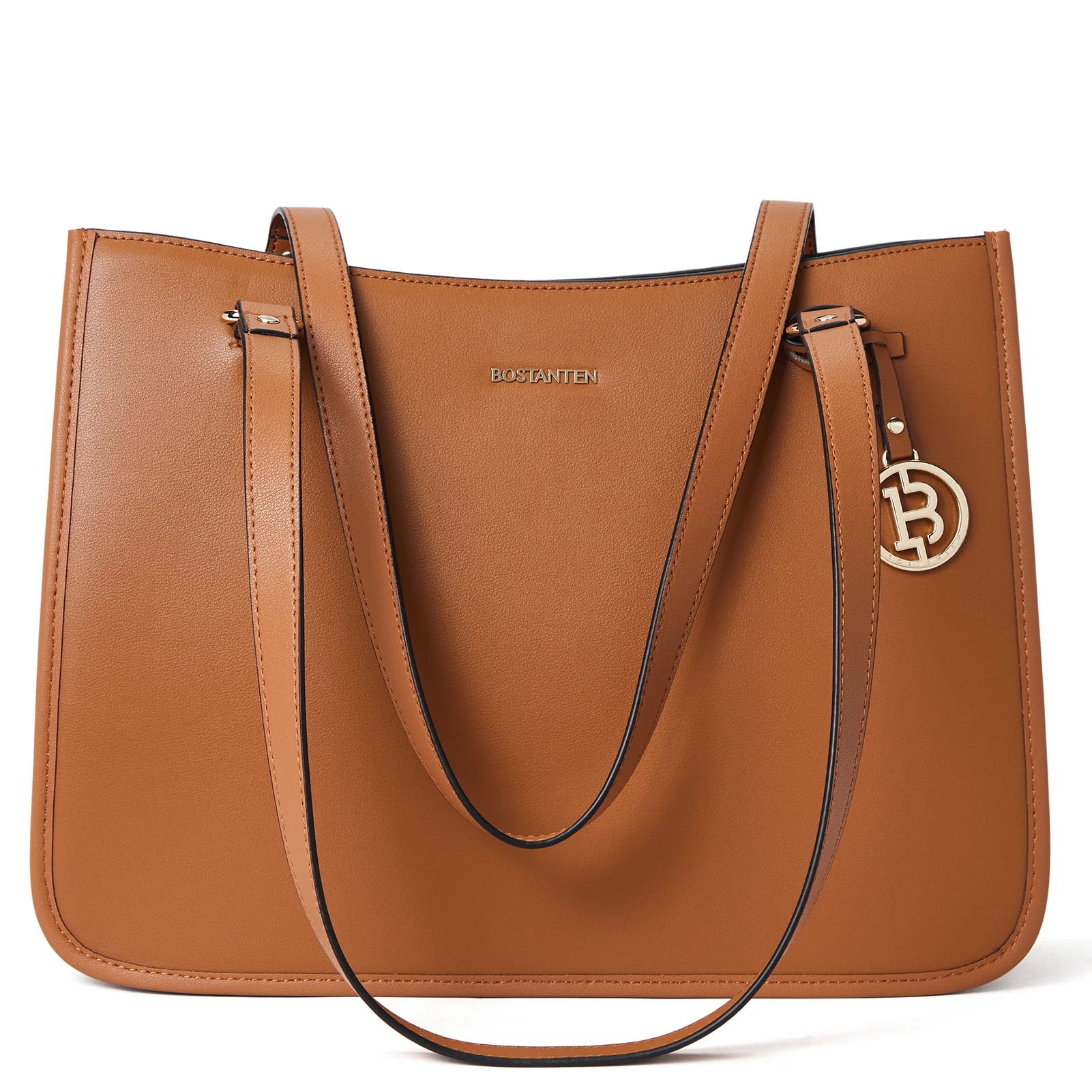 BOSTANTEN Leather Handbags Deigner Tote Bag Women Top-Handle Satchel Purses Shoulder Bags - Image 10