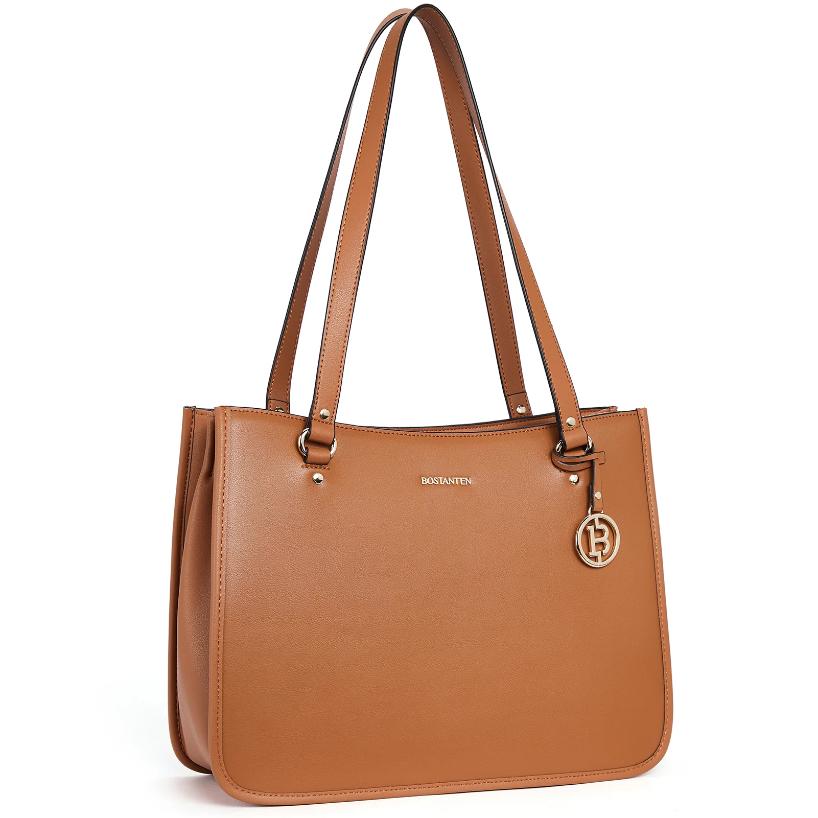BOSTANTEN Leather Handbags Deigner Tote Bag Women Top-Handle Satchel Purses Shoulder Bags - Image 15
