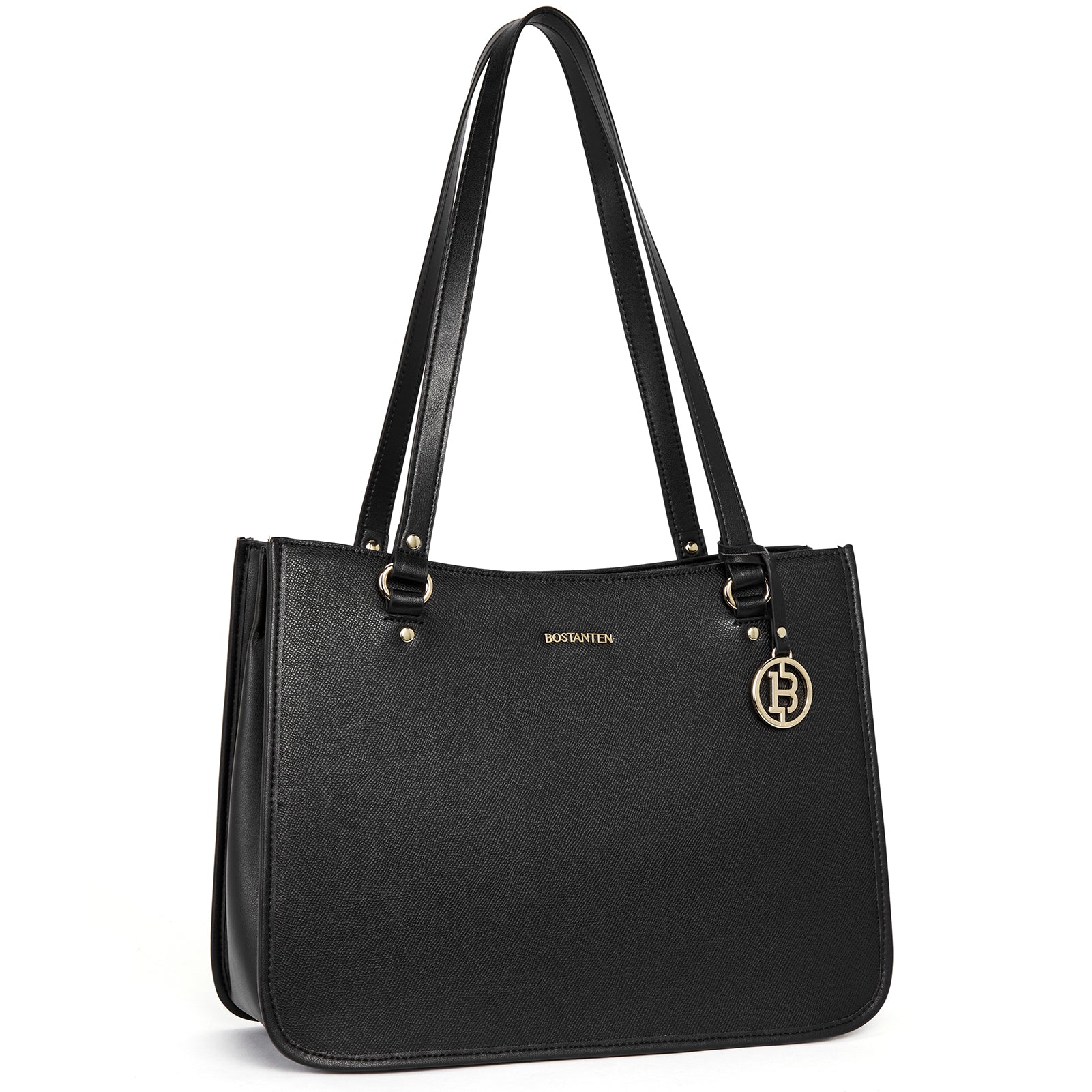 BOSTANTEN Leather Handbags Deigner Tote Bag Women Top-Handle Satchel Purses Shoulder Bags - Image 6