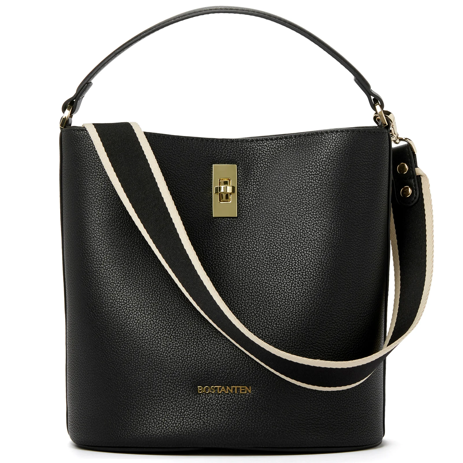 BOSTANTEN Leather Handbags for Women Designer Hobo Bucket Purses Fashion Ladies Crossbody Bags for Work Travel Daily - Image 3