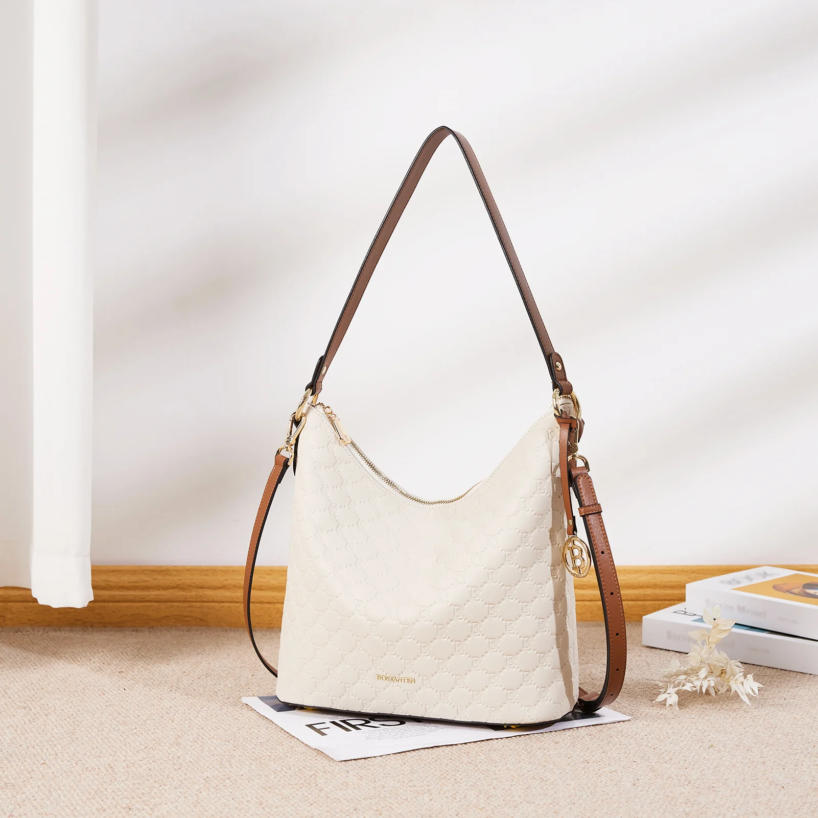 Kweli Trendy Leather Crossbody Hobo Bag for Hands-Free Carrying - Image 18