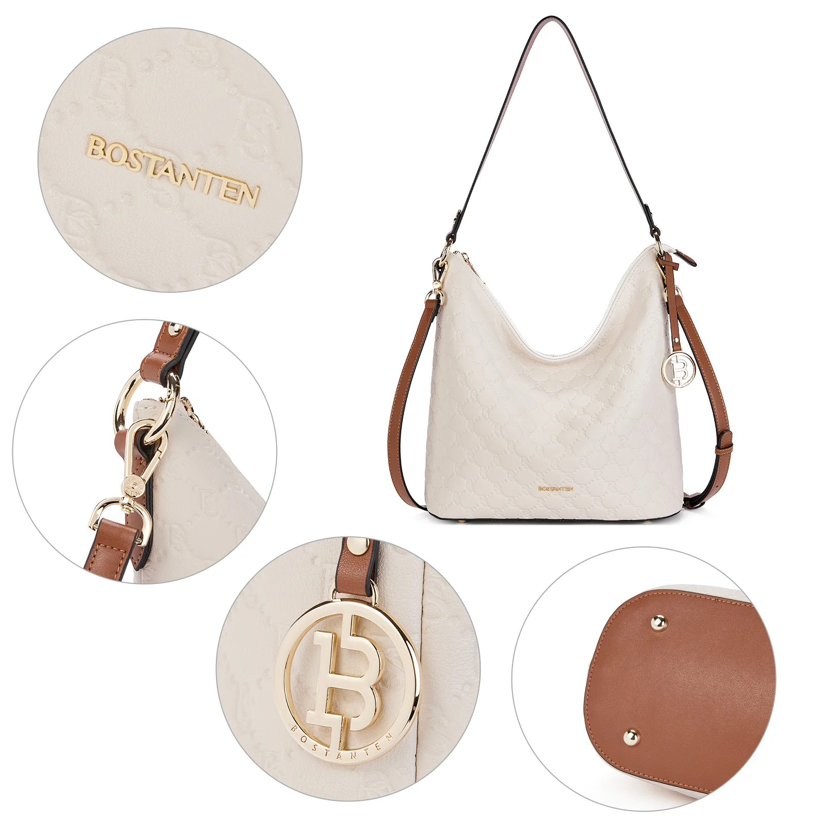 Kweli Trendy Leather Crossbody Hobo Bag for Hands-Free Carrying - Image 22