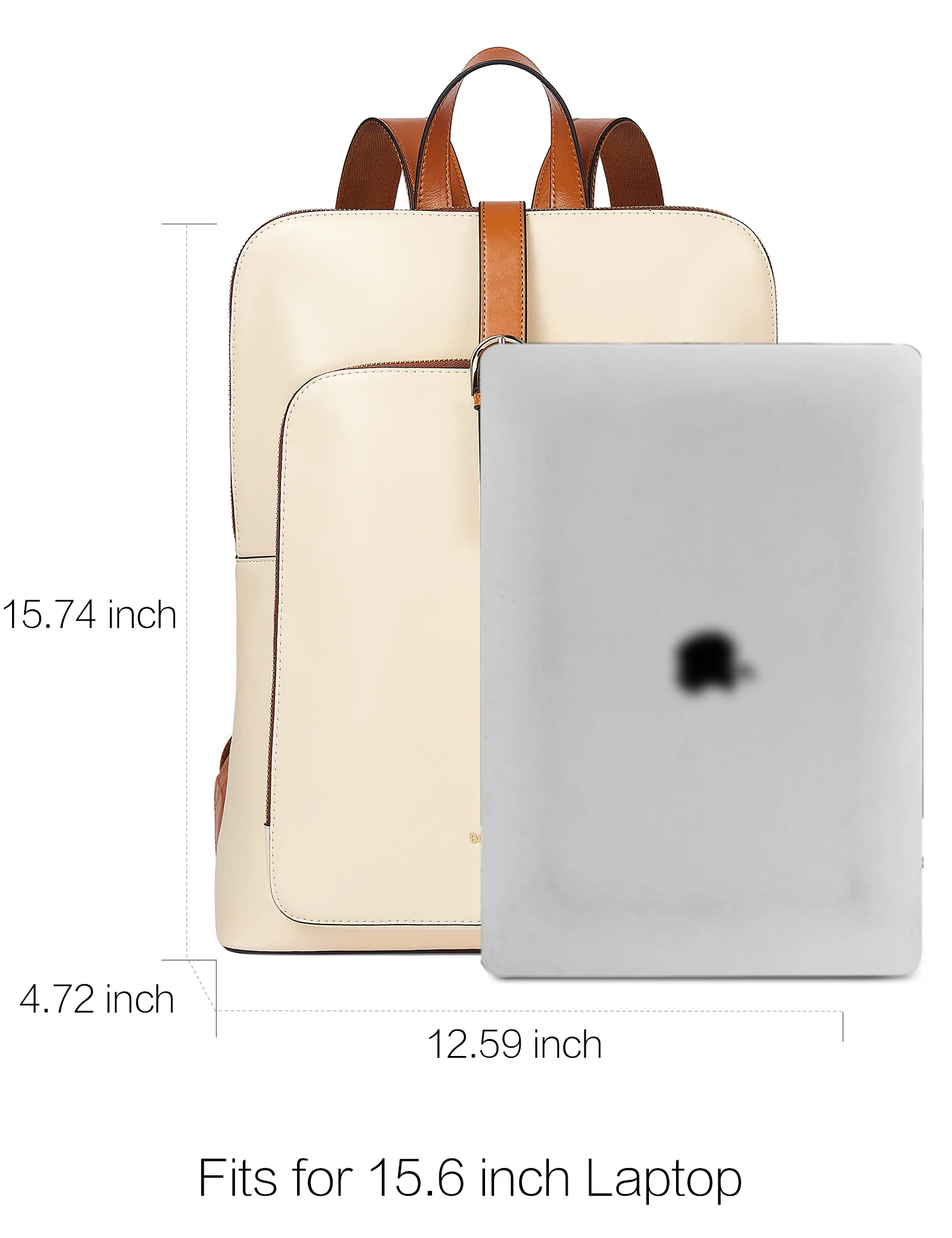 Vrba Leather Backpacks with Laptop Compartments for Women - Image 3
