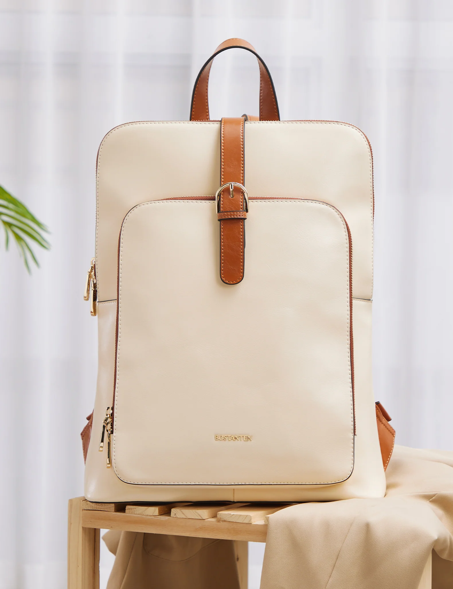 Vrba Leather Backpacks with Laptop Compartments for Women - Image 7