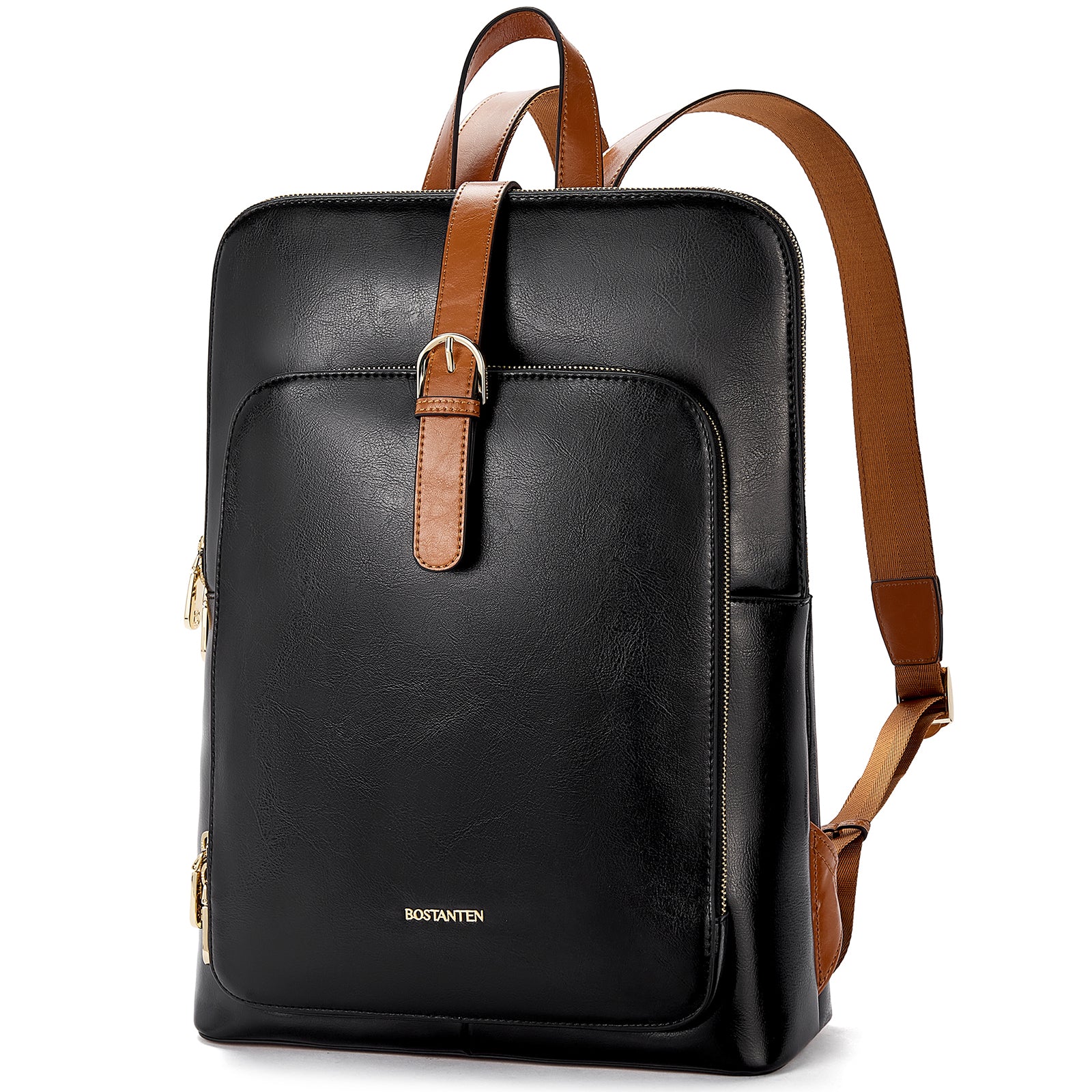 Vrba Leather Backpacks with Laptop Compartments for Women - Image 9