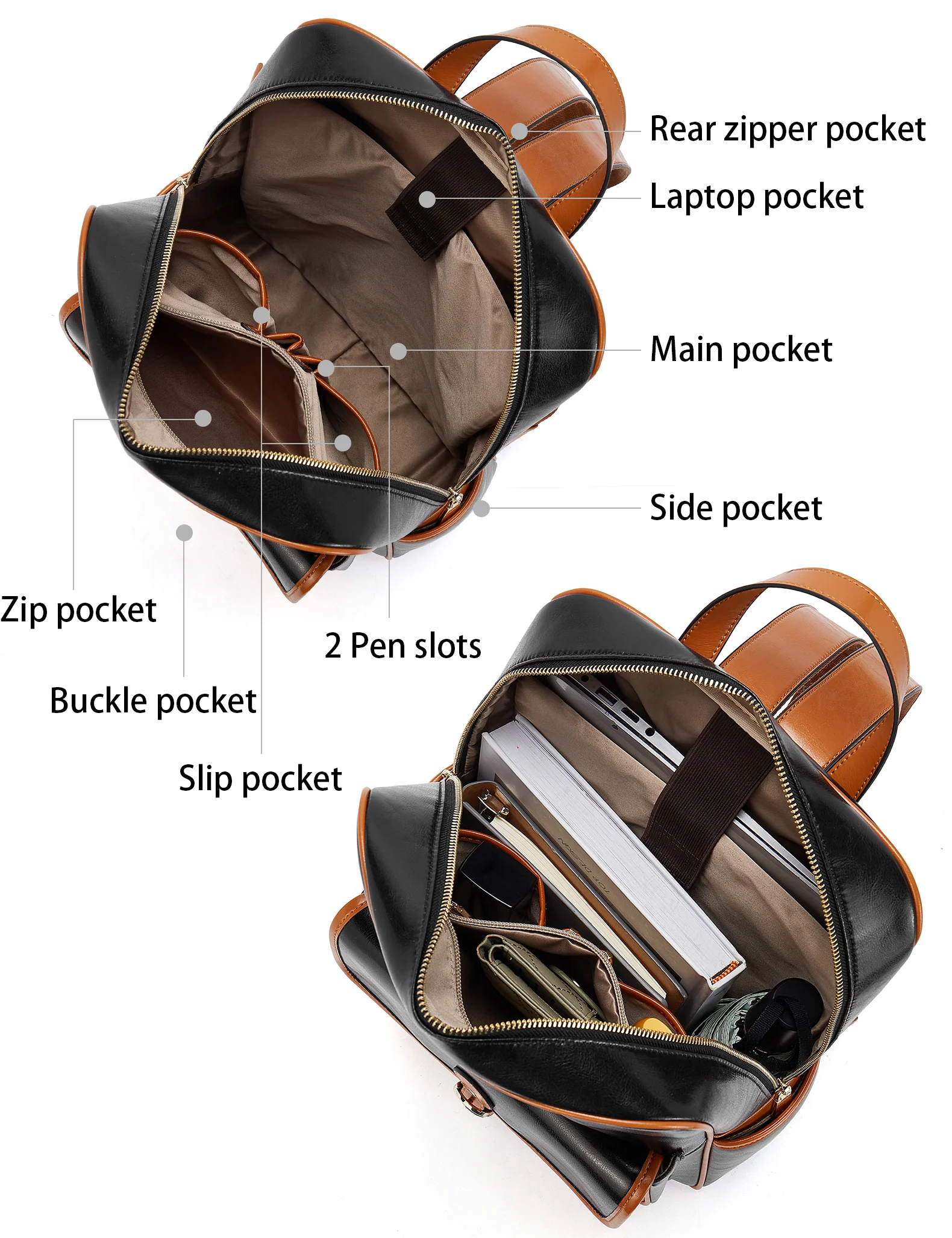 Nombongo Computer Backpack for College Students - Image 3