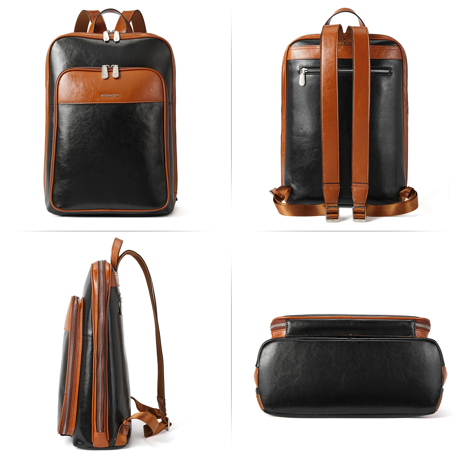 Vrba Large Genuine Leather Backpack Purse - Image 6