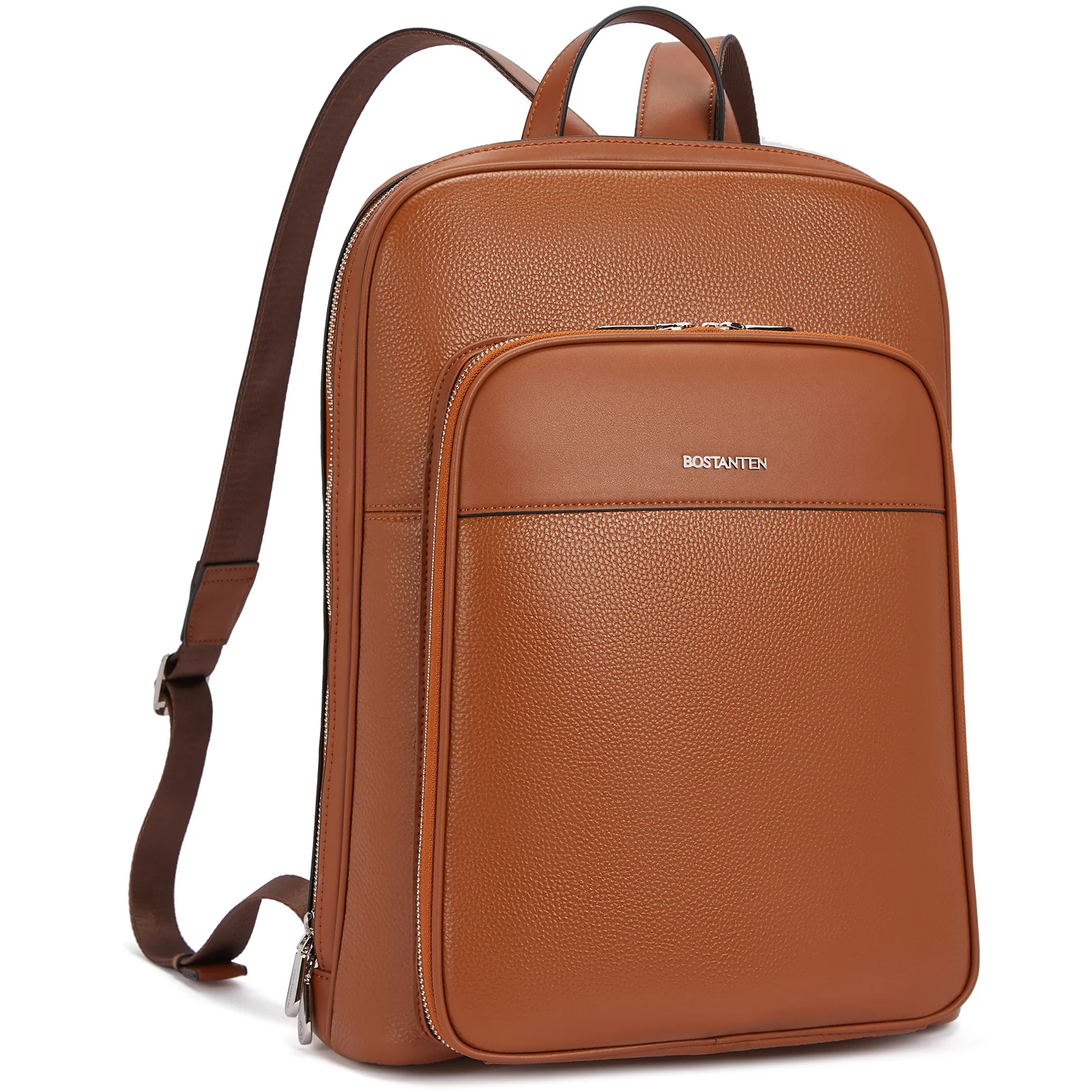 Vallis Vintage Leather Laptop College Travel Backpack - Image 18