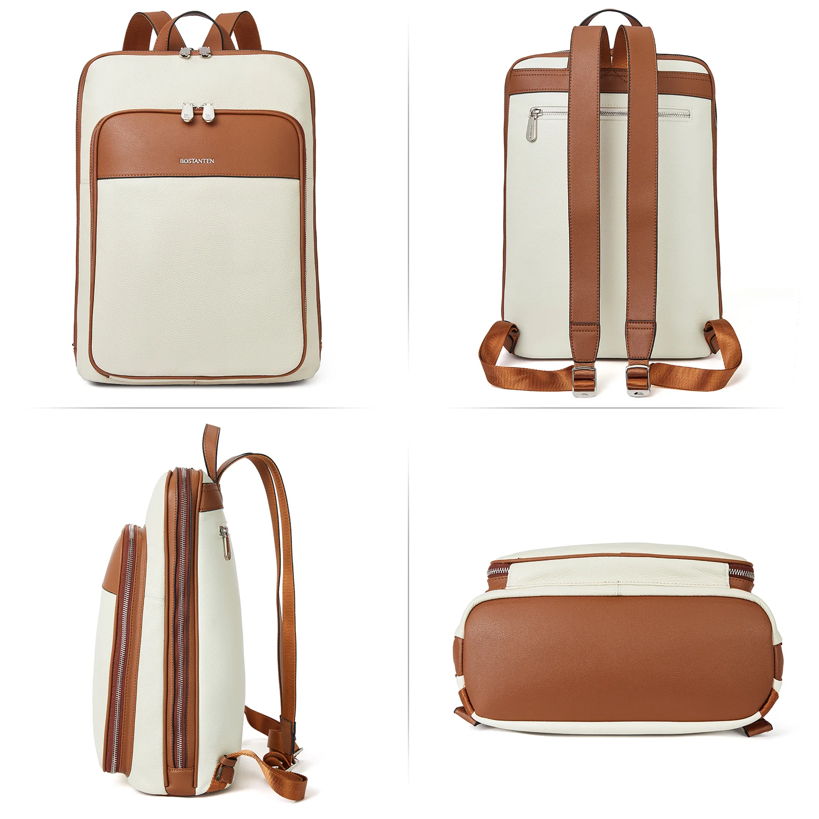 Vallis Large Real Leather Backpack Purse for Women - Image 6