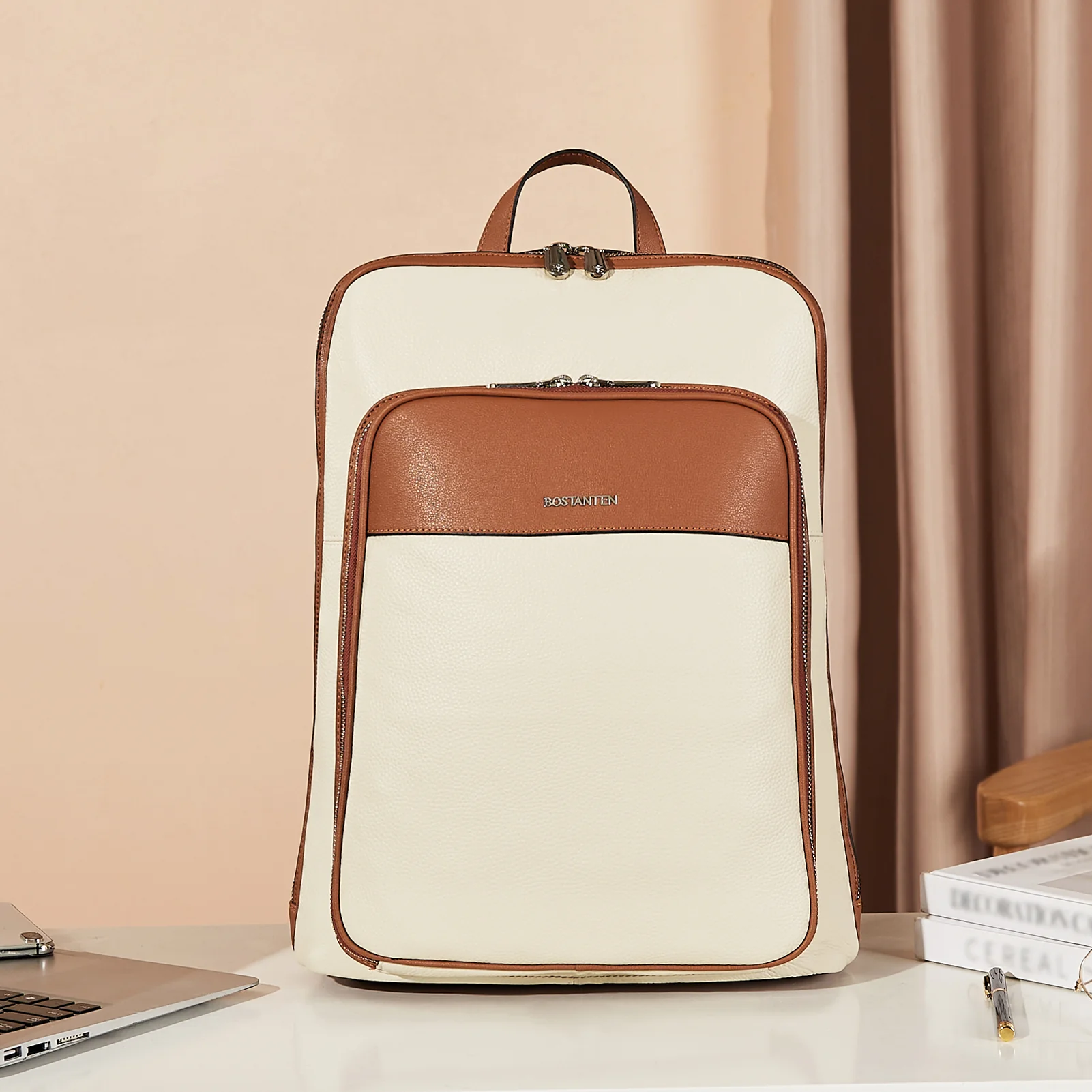 Vallis Large Real Leather Backpack Purse for Women - Image 7