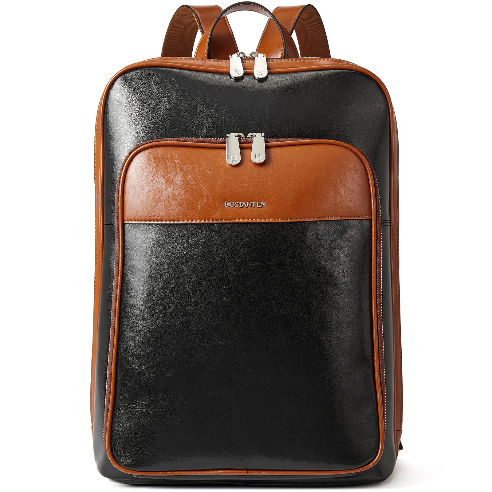 Vallis Vintage Leather Laptop College Travel Backpack - Image 8
