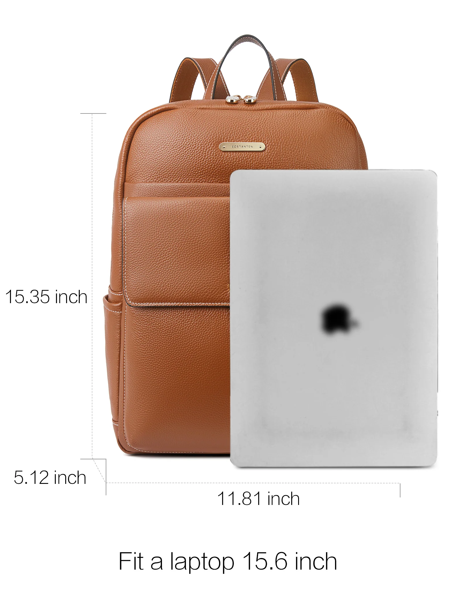 Vallis Women's Professional Leather Computer Bag - Image 9