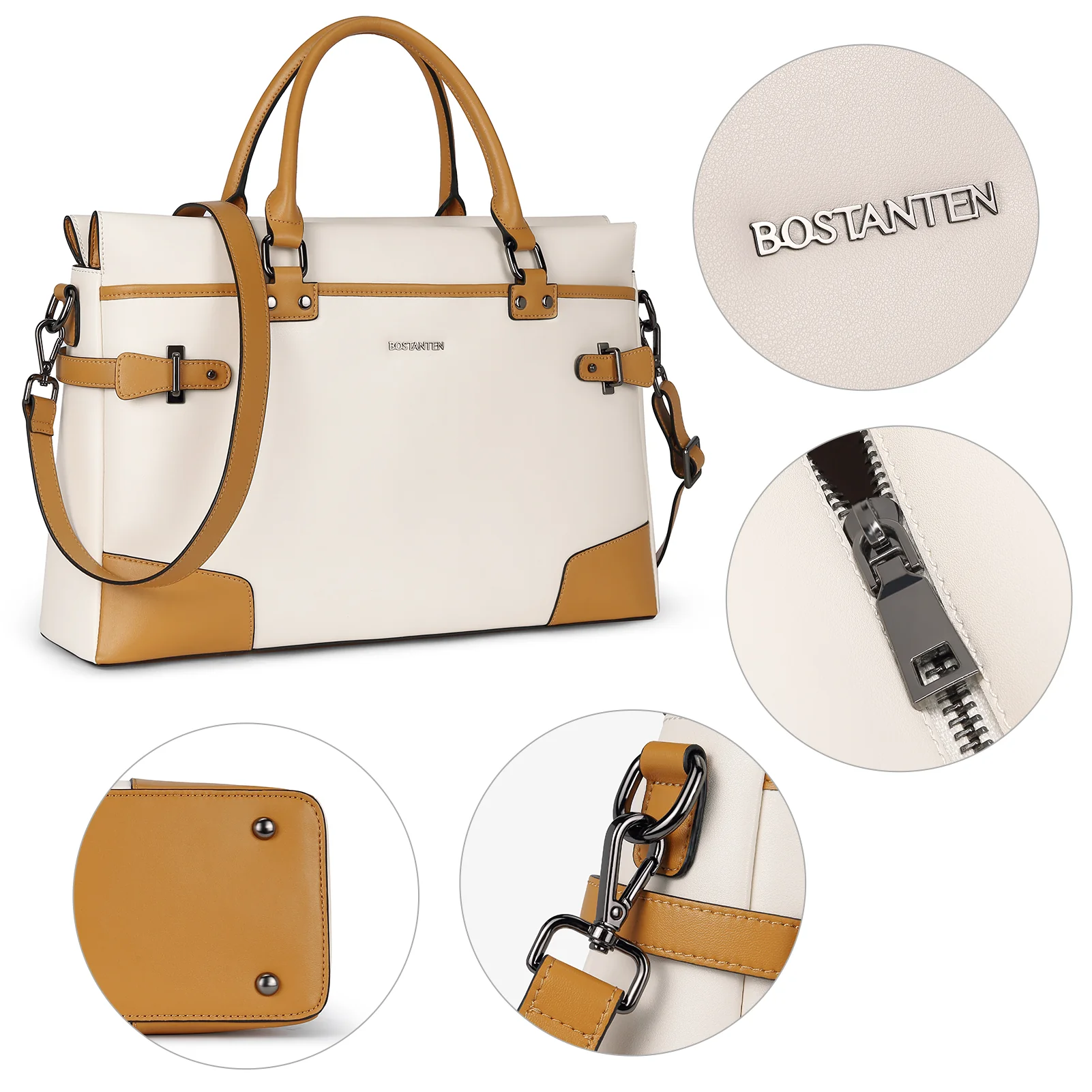 Mizuki Crossbody Briefcase For Women — College - Image 8