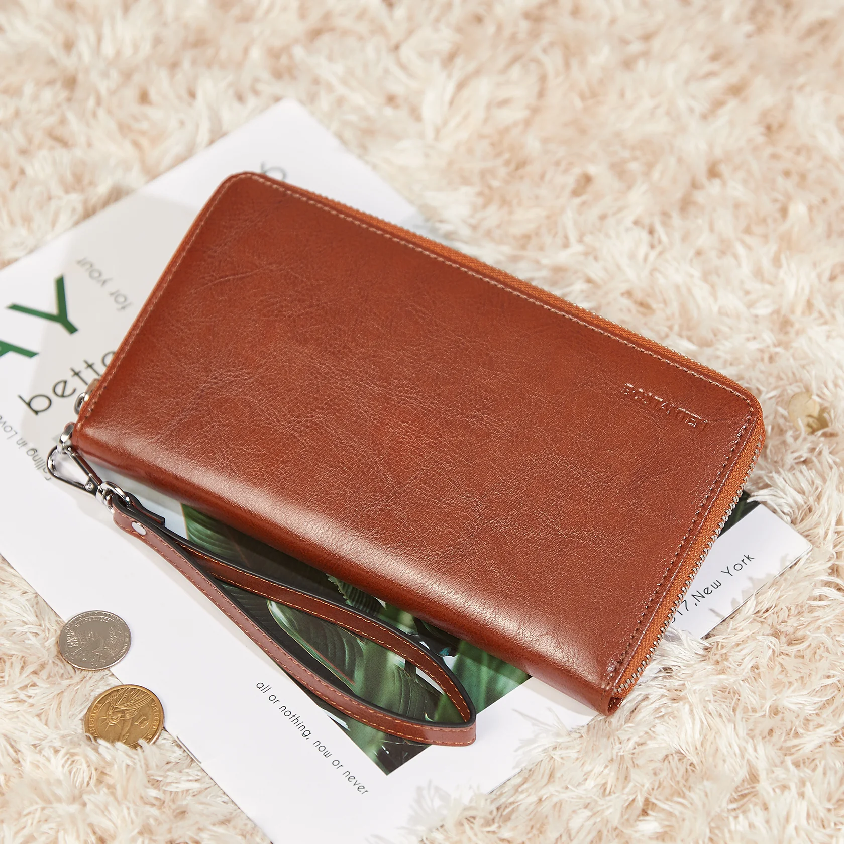 Rozenn Wallets With Checkbook Holder —— Zipper - Image 10