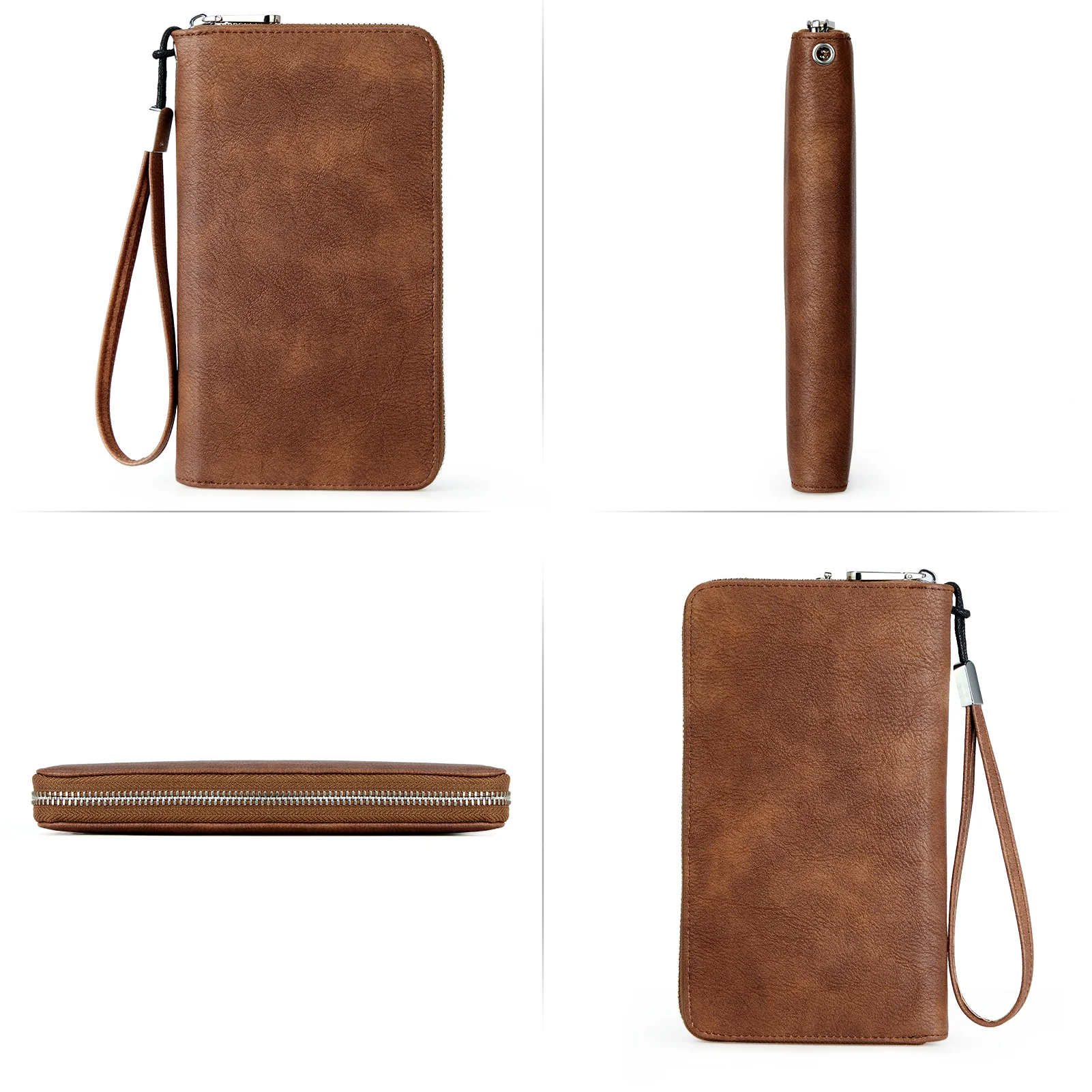 Rozenn Wallets With Checkbook Holder —— Zipper - Image 110