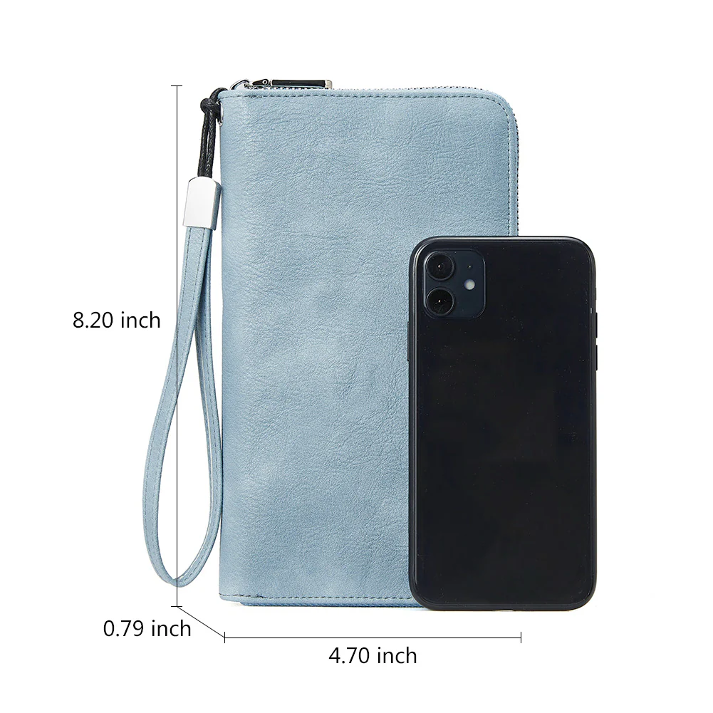Rozenn Wallets With Checkbook Holder —— Zipper - Image 19