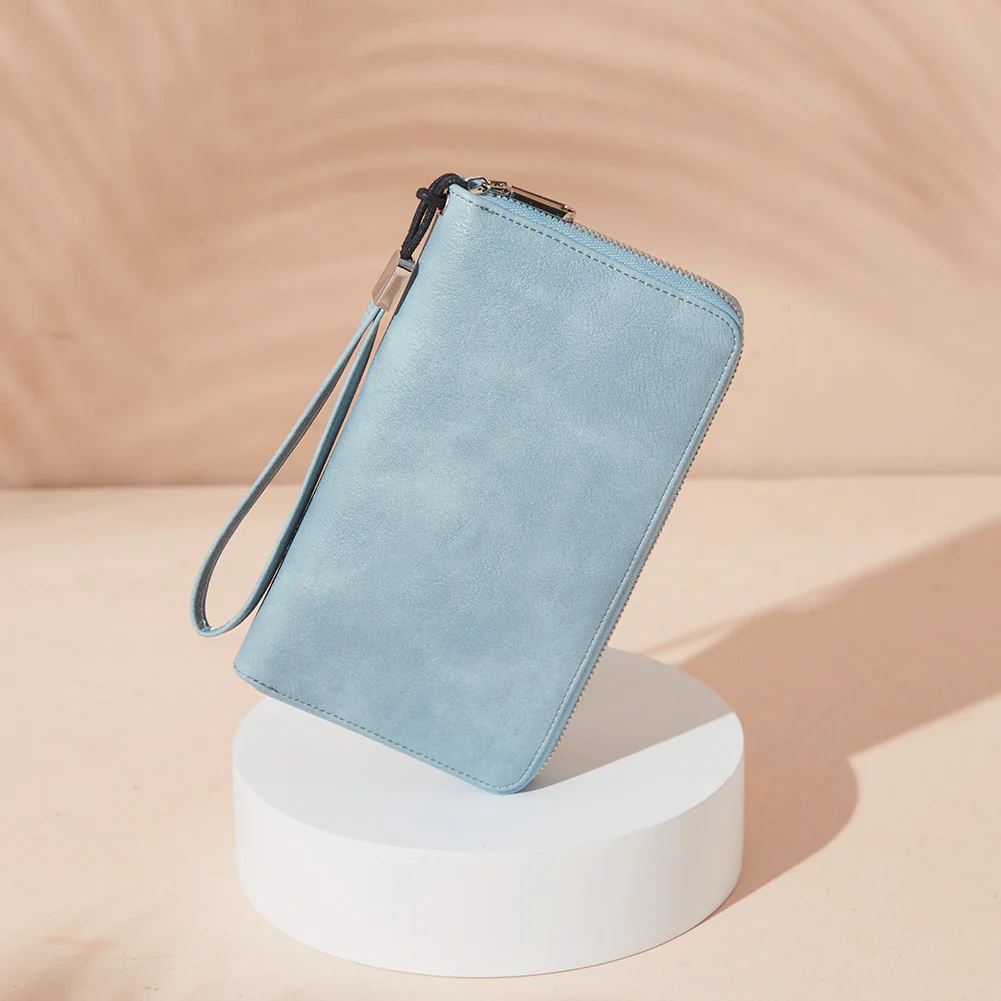 Rozenn Wallets With Checkbook Holder —— Zipper - Image 21