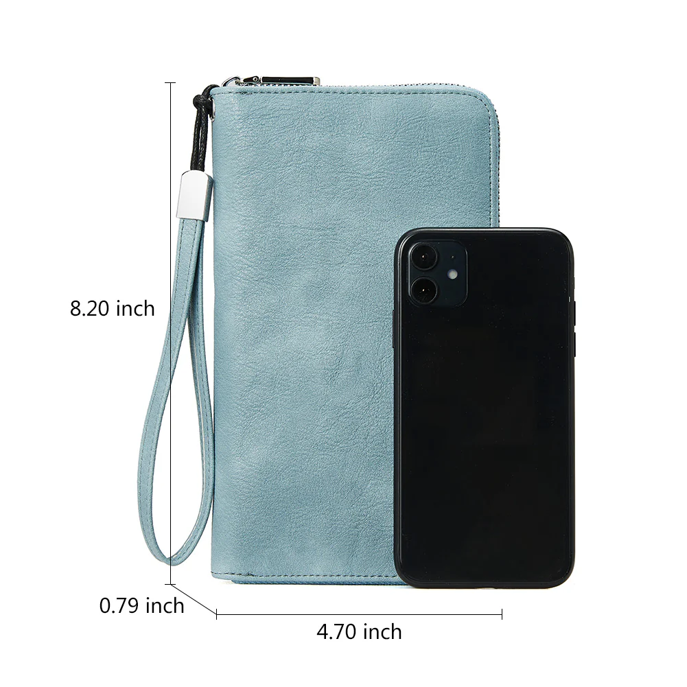 Rozenn Wallets With Checkbook Holder —— Zipper - Image 39