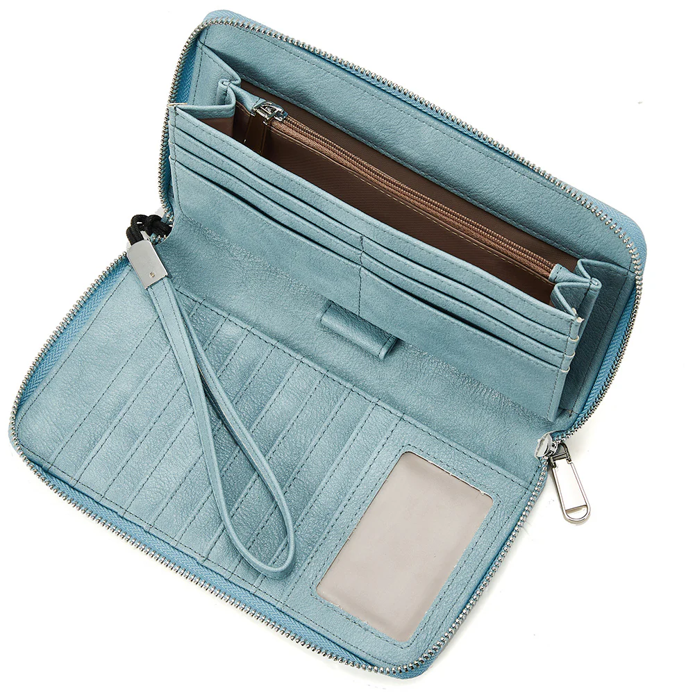 Rozenn Wallets With Checkbook Holder —— Zipper - Image 42