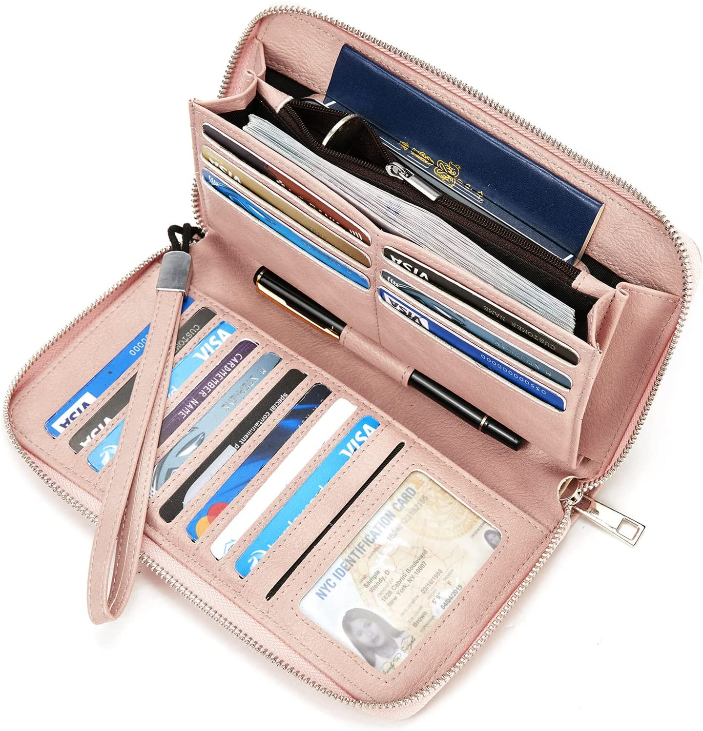 Rozenn Wallets With Checkbook Holder —— Zipper - Image 44