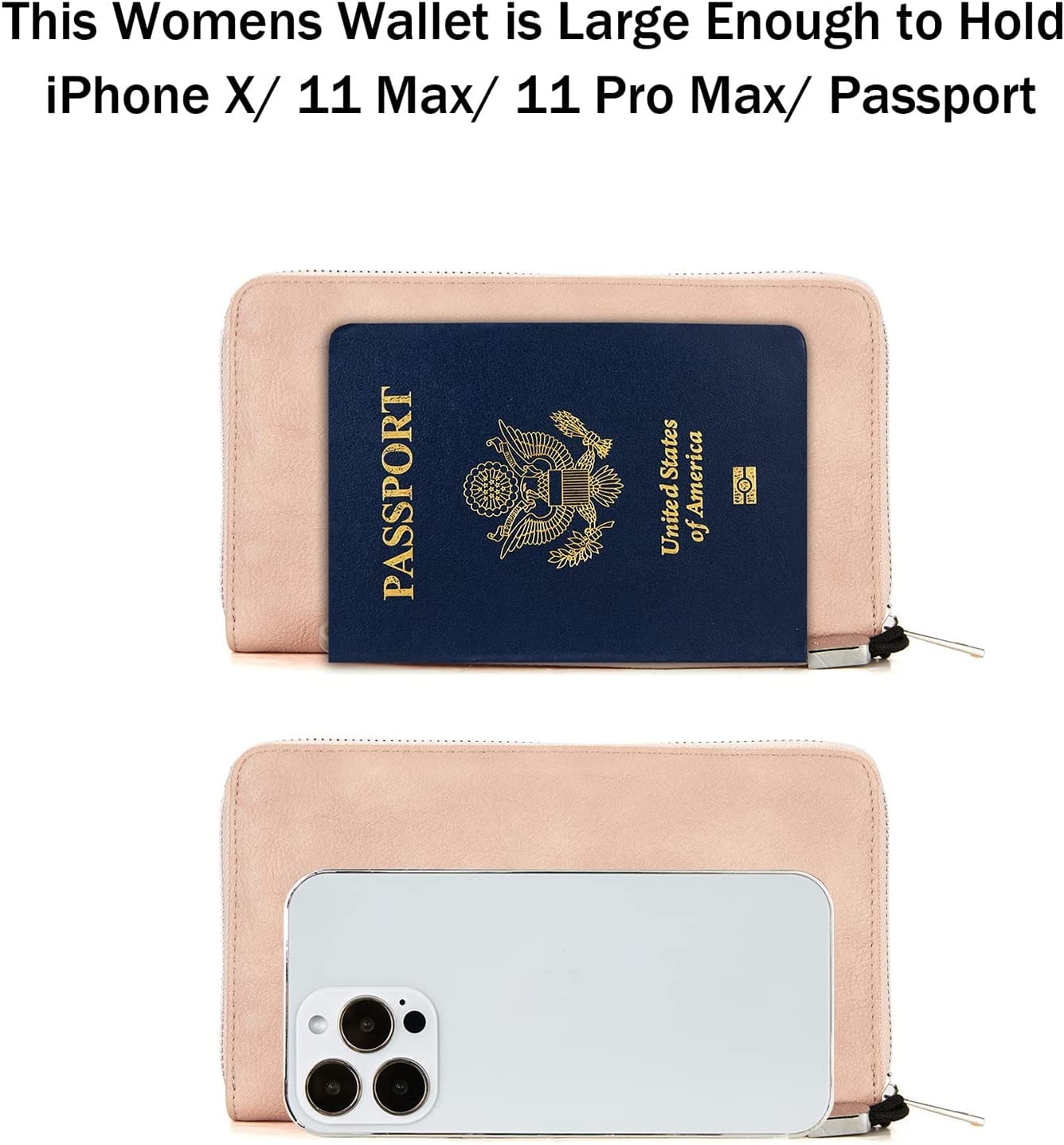 Rozenn Wallets With Checkbook Holder —— Zipper - Image 48