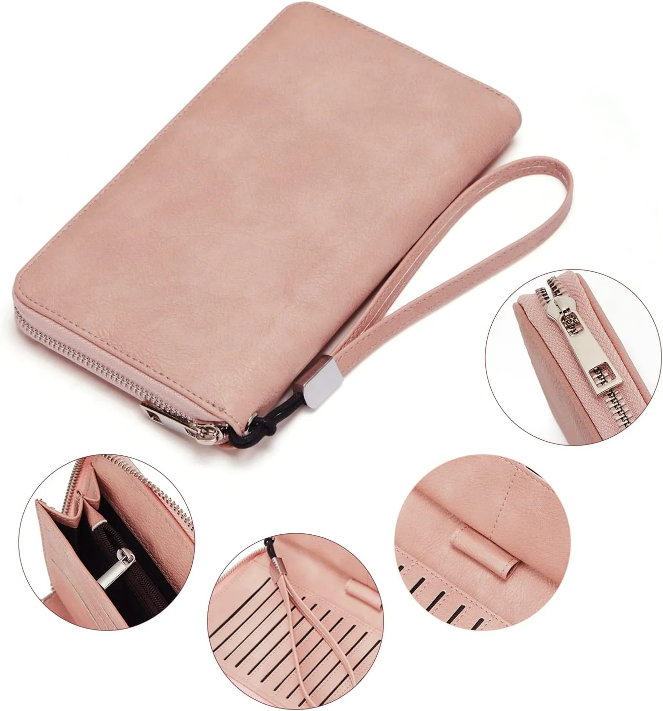 Rozenn Wallets With Checkbook Holder —— Zipper - Image 50