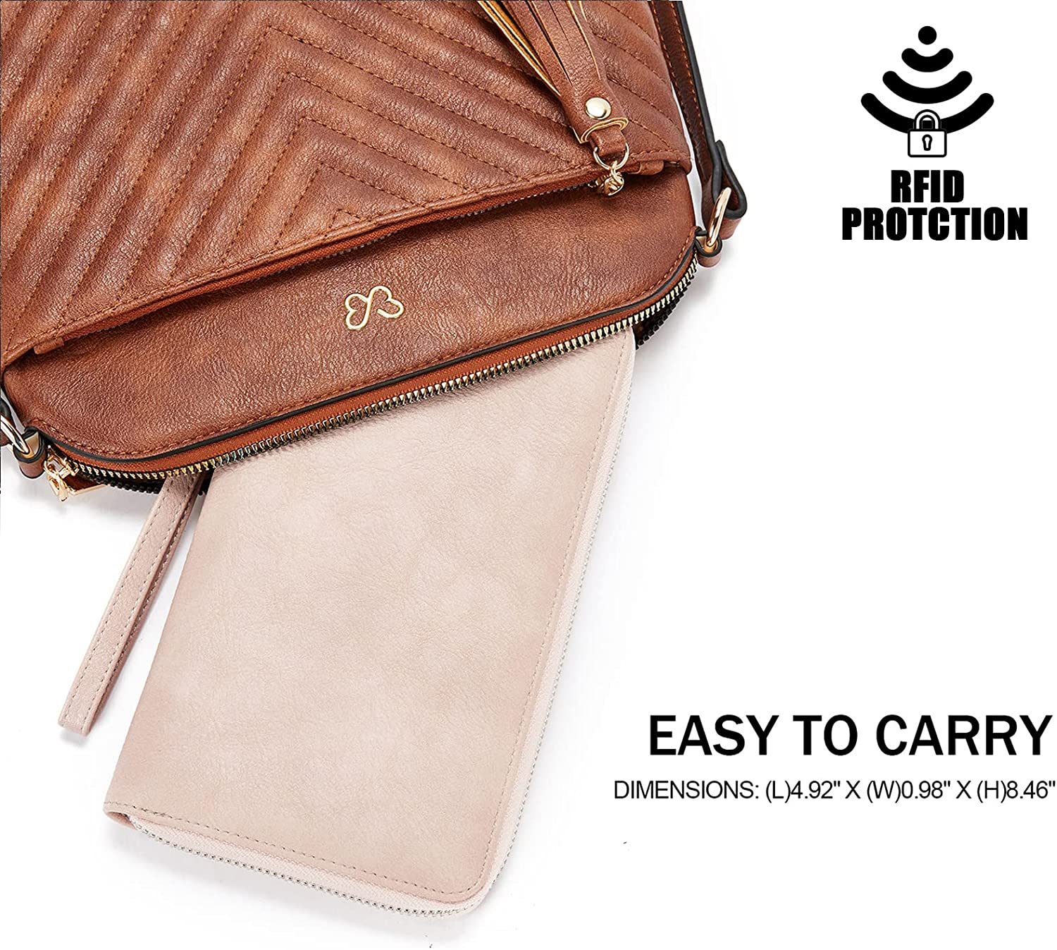 Rozenn Wallets With Checkbook Holder —— Zipper - Image 51