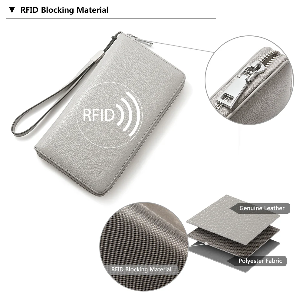 Rozenn Wallets With Checkbook Holder —— Zipper - Image 58