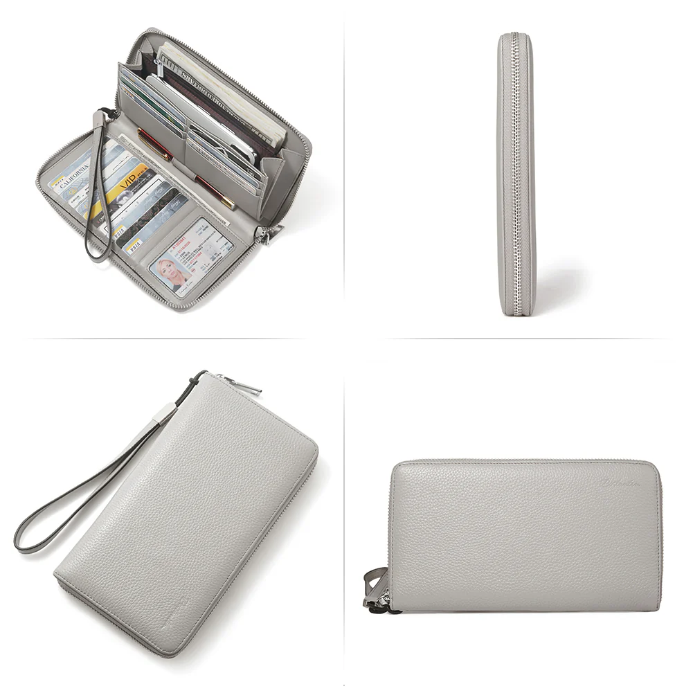 Rozenn Wallets With Checkbook Holder —— Zipper - Image 59