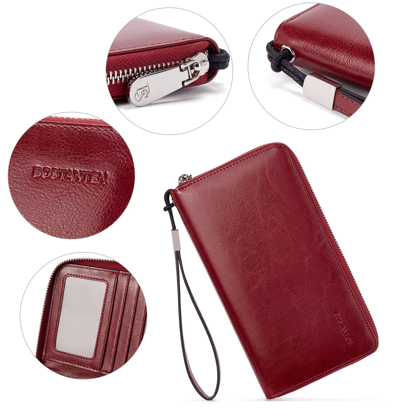 Rozenn Wallets With Checkbook Holder —— Zipper - Image 6