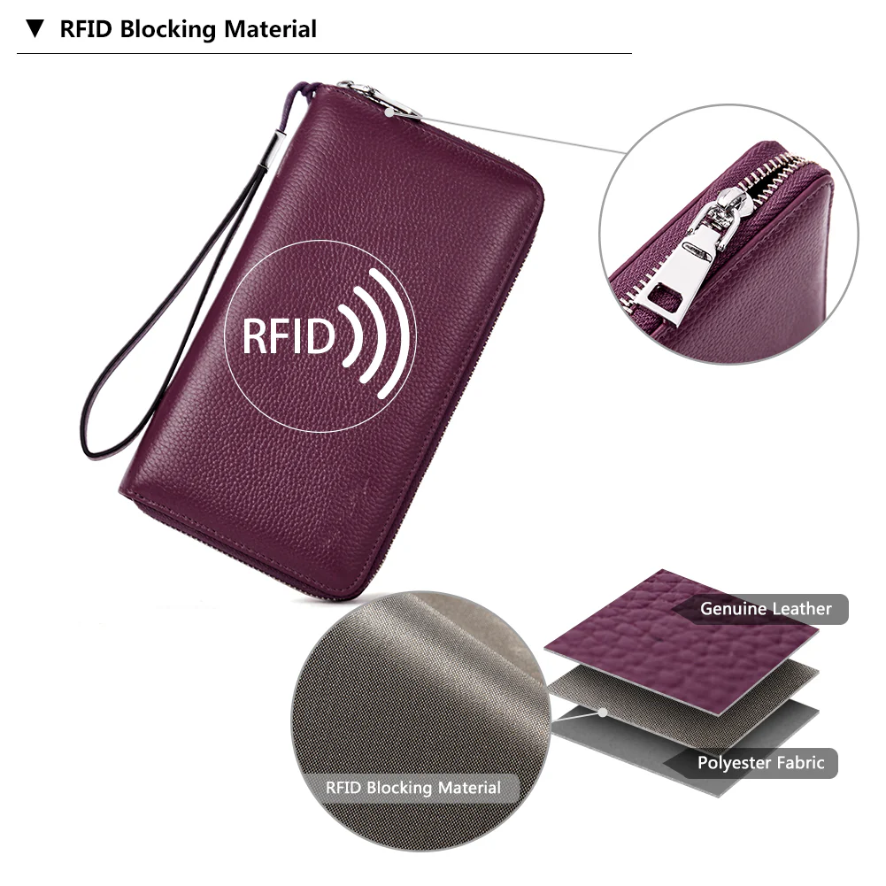 Rozenn Wallets With Checkbook Holder —— Zipper - Image 66