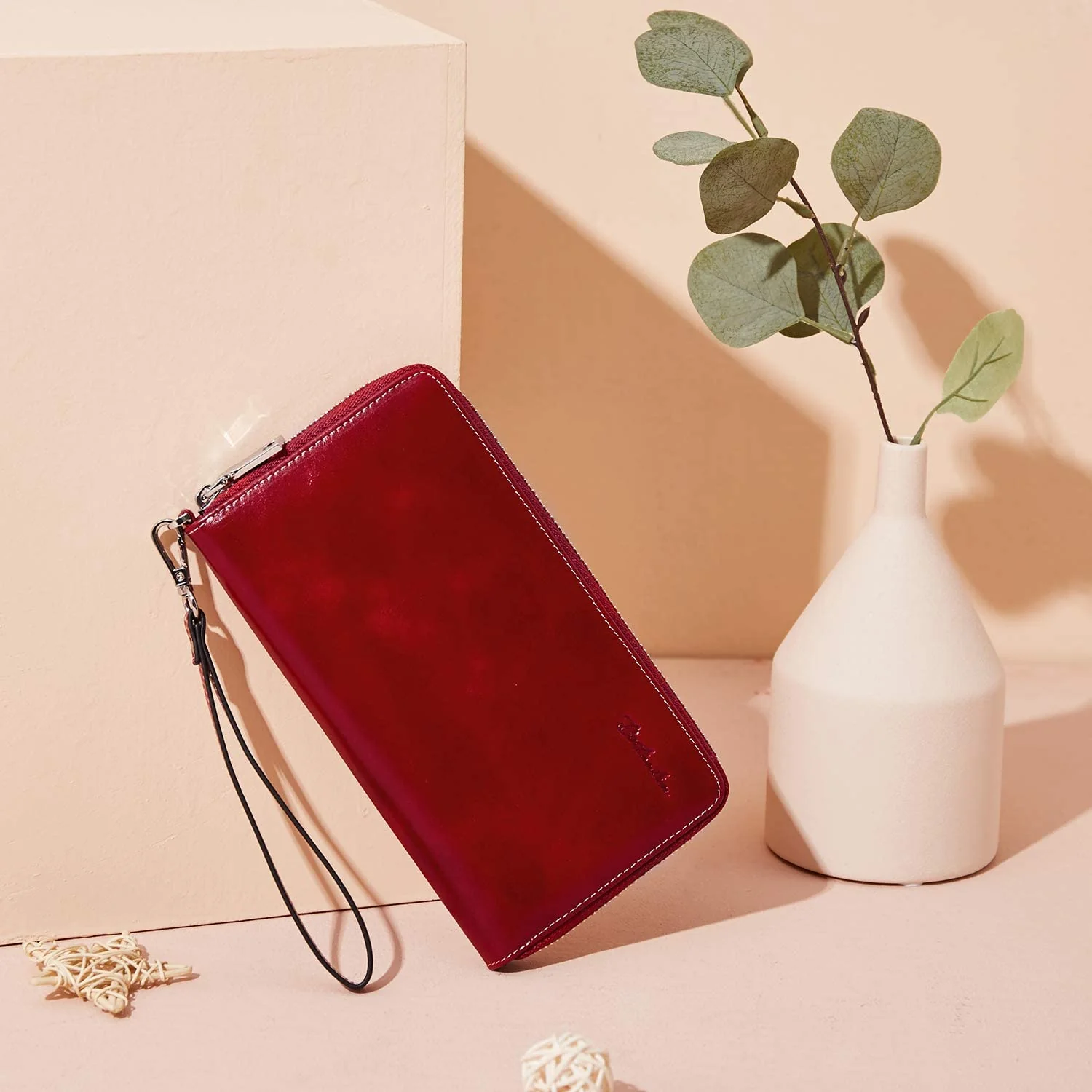 Rozenn Wallets With Checkbook Holder —— Zipper - Image 7