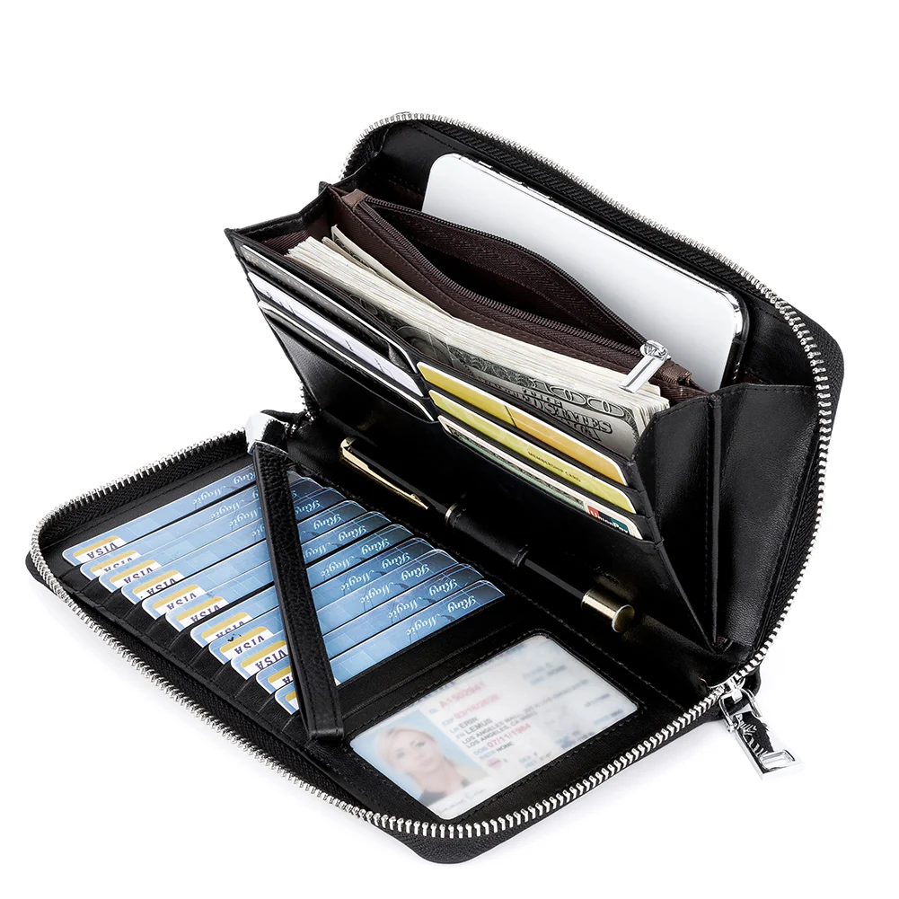 Rozenn Wallets With Checkbook Holder —— Zipper - Image 70