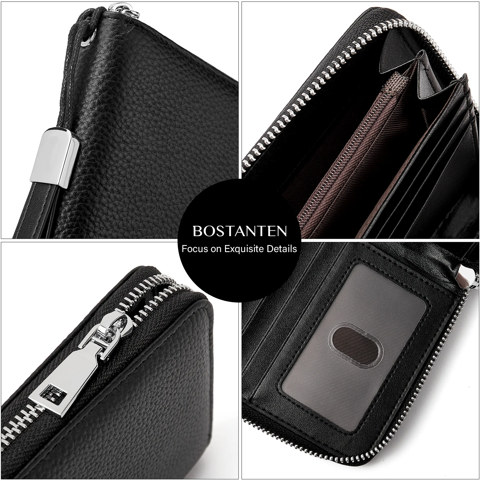 Rozenn Wallets With Checkbook Holder —— Zipper - Image 75