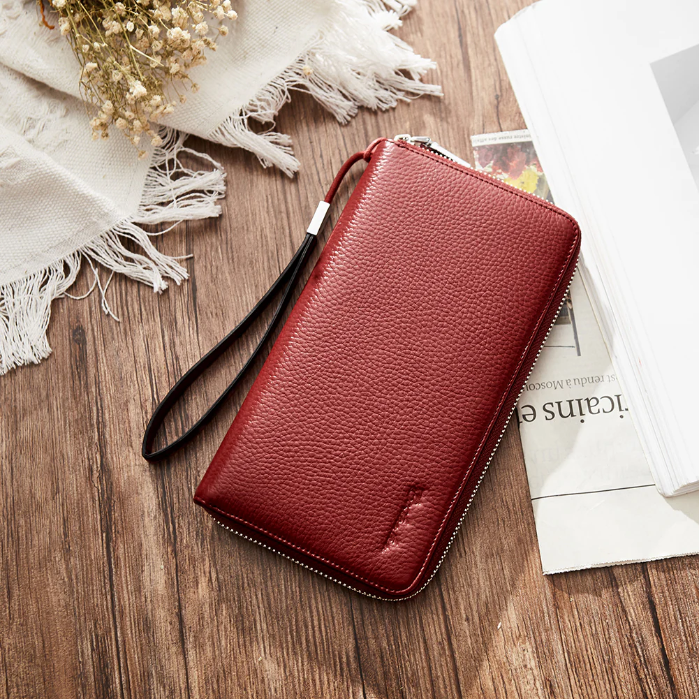 Rozenn Wallets With Checkbook Holder —— Zipper - Image 77