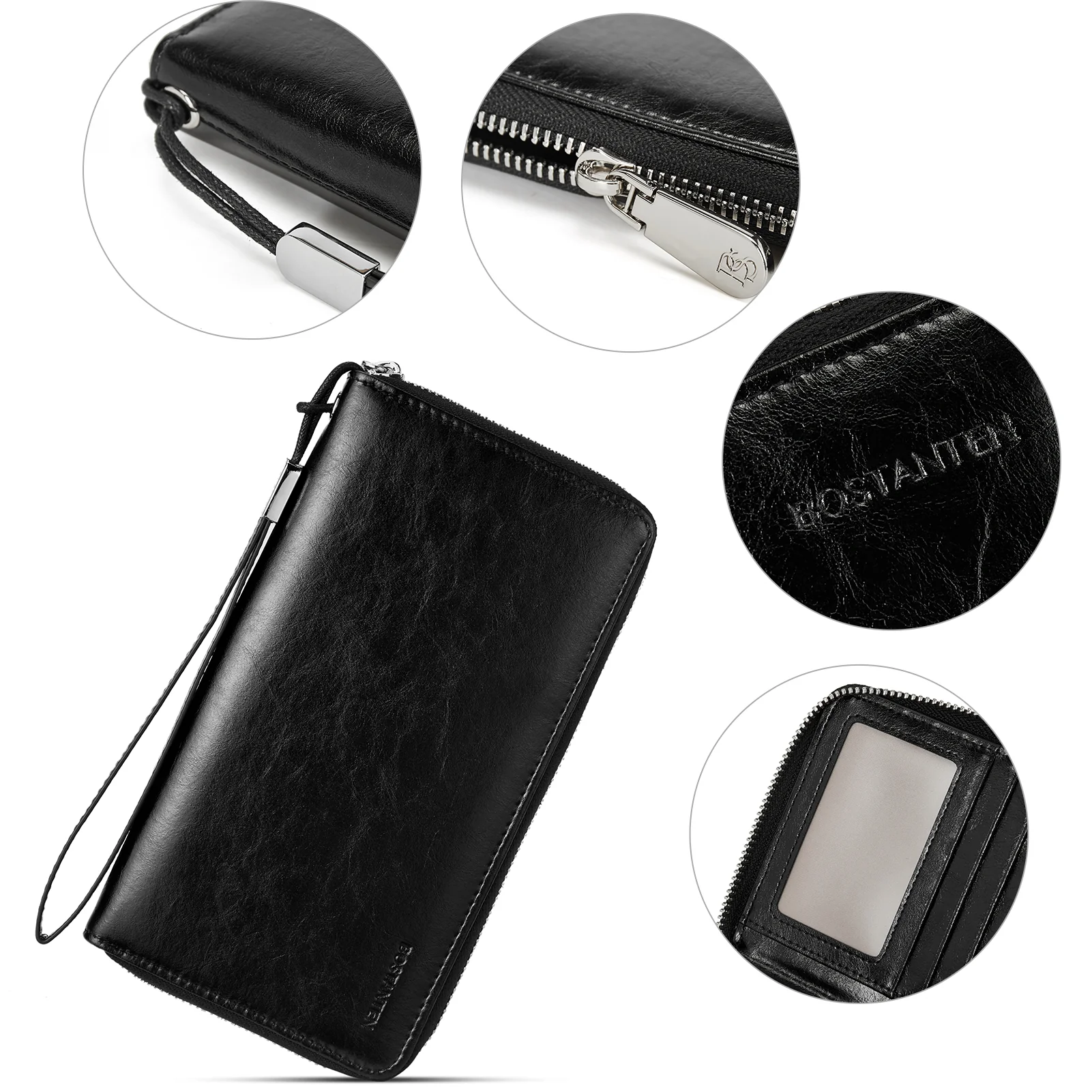 Rozenn Wallets With Checkbook Holder —— Zipper - Image 90