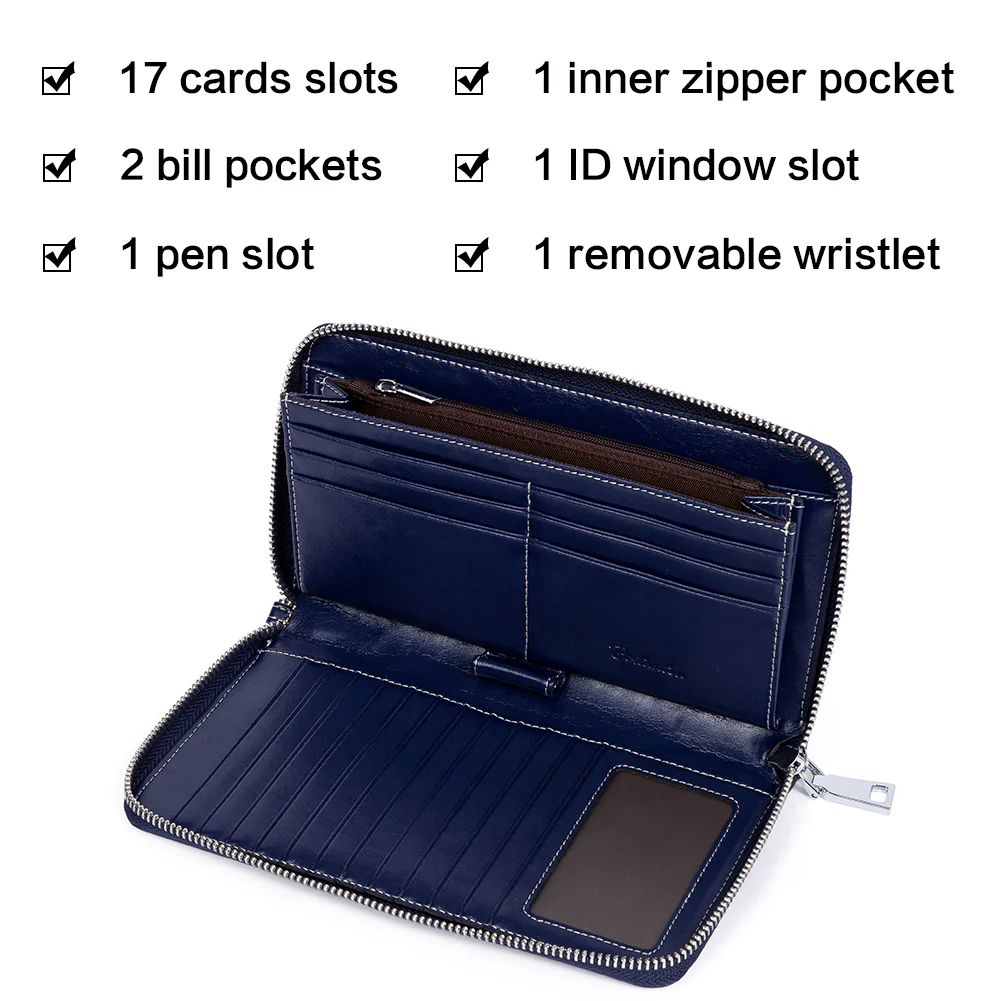 Rozenn Wallets With Checkbook Holder —— Zipper - Image 95