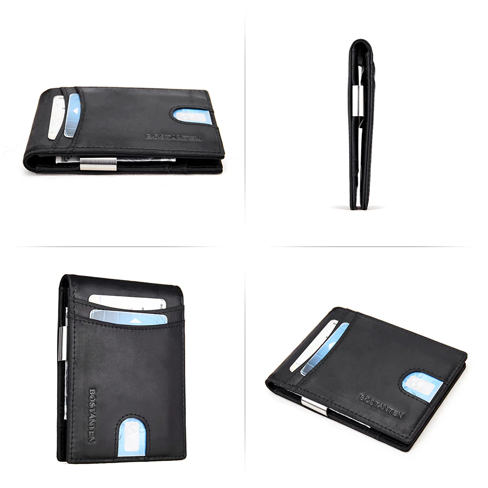 Rozenn RFID-blocking Leather Bifold Wallet for Men - Image 11