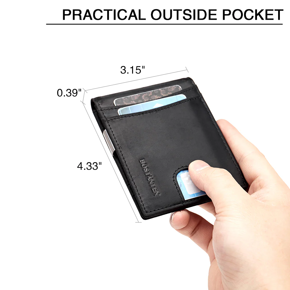 Rozenn RFID-blocking Leather Bifold Wallet for Men - Image 12