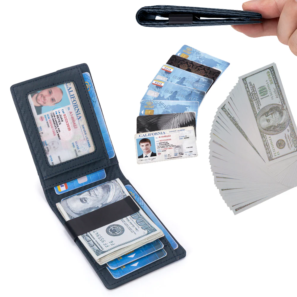 Rozenn RFID-blocking Leather Bifold Wallet for Men - Image 19