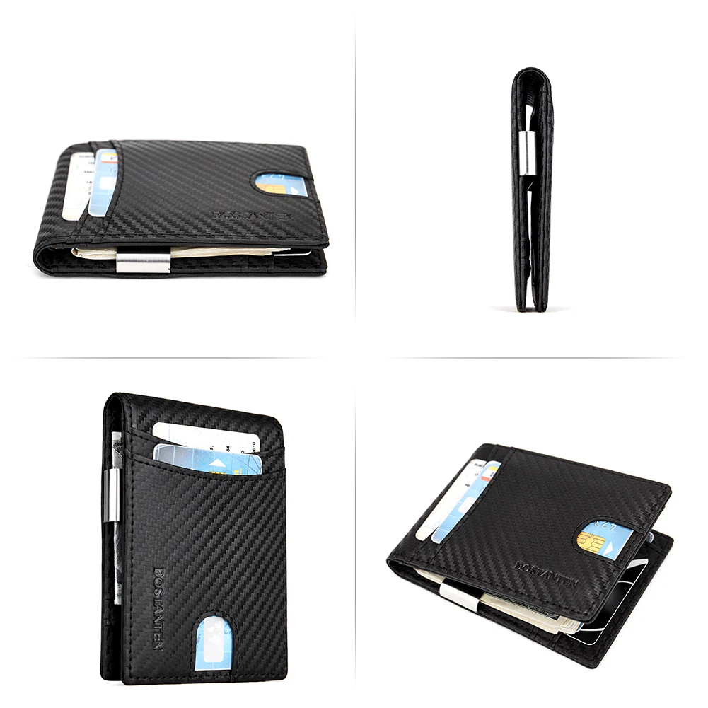 Rozenn RFID-blocking Leather Bifold Wallet for Men - Image 2