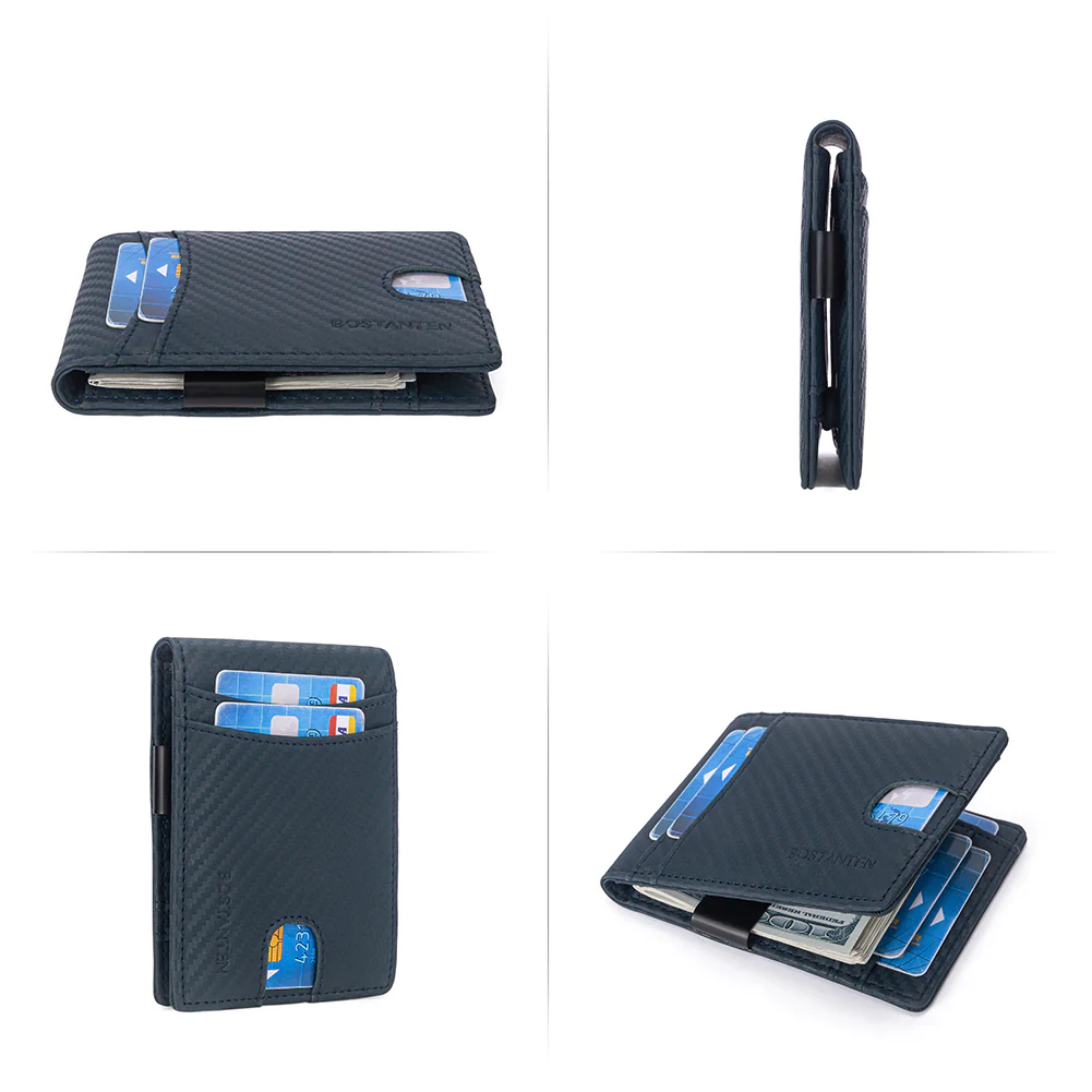 Rozenn RFID-blocking Leather Bifold Wallet for Men - Image 21