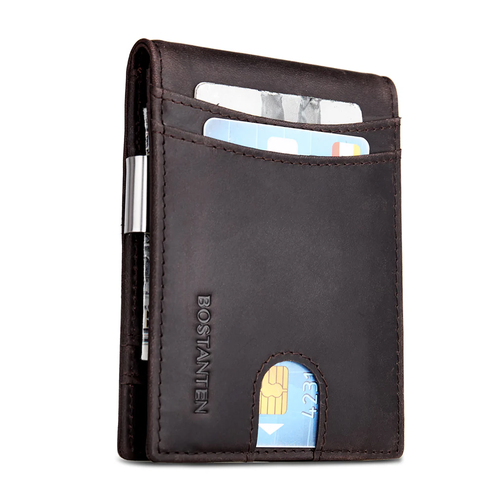 Rozenn RFID-blocking Leather Bifold Wallet for Men - Image 28