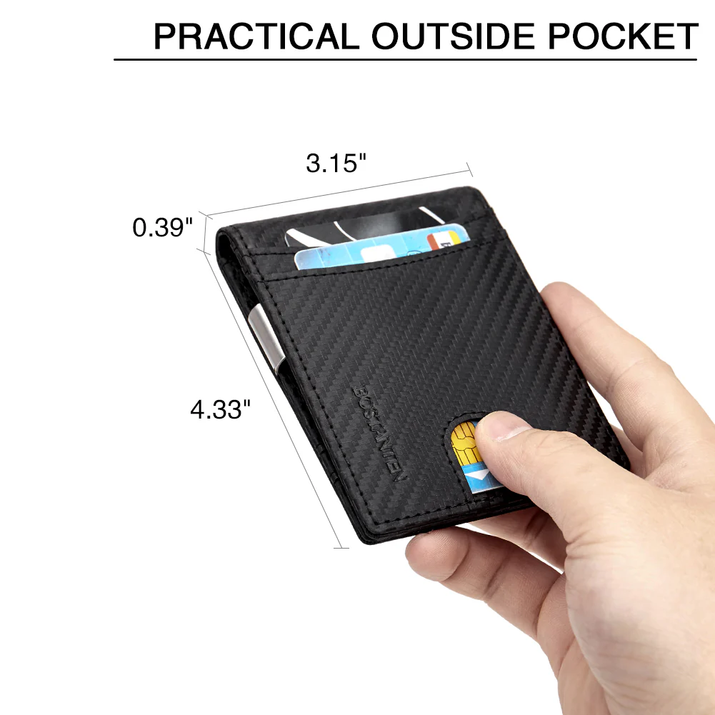 Rozenn RFID-blocking Leather Bifold Wallet for Men - Image 3